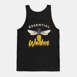 Essential Worker Beekeeping Beekeeper Tank Top